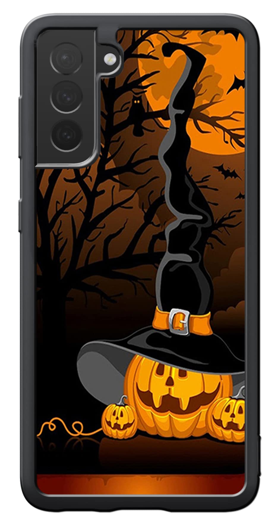 Halloween Pumpkin Pattern Shockproof TPU Case for Samsung Galaxy S22 - Cute Protective Phone Cover with Anti-Scratch Design - Perfect for Fall Festivals, Trick-or-Treating & Everyday Use