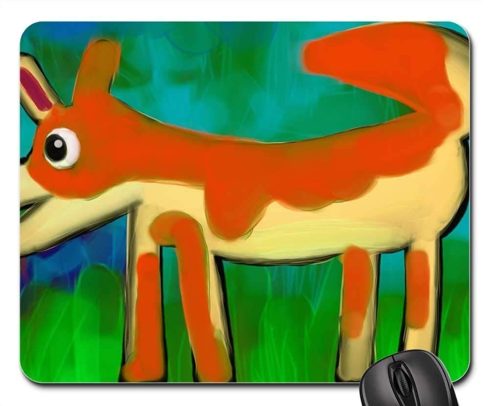 Premium Gaming Mouse Pad with Cute Animal Design - Non-Slip Rubber Base for PC, Laptop & Office Use - Perfect for Gamers, Students & Pet Lovers (Dog Theme)
