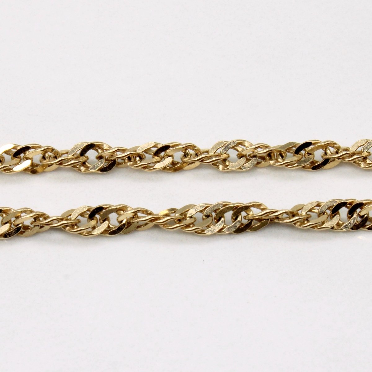 10K Yellow Gold Chain Necklace for Women - 16 Inch Solid Gold Rope Chain - Perfect for Everyday Wear, Layering & Gifting
