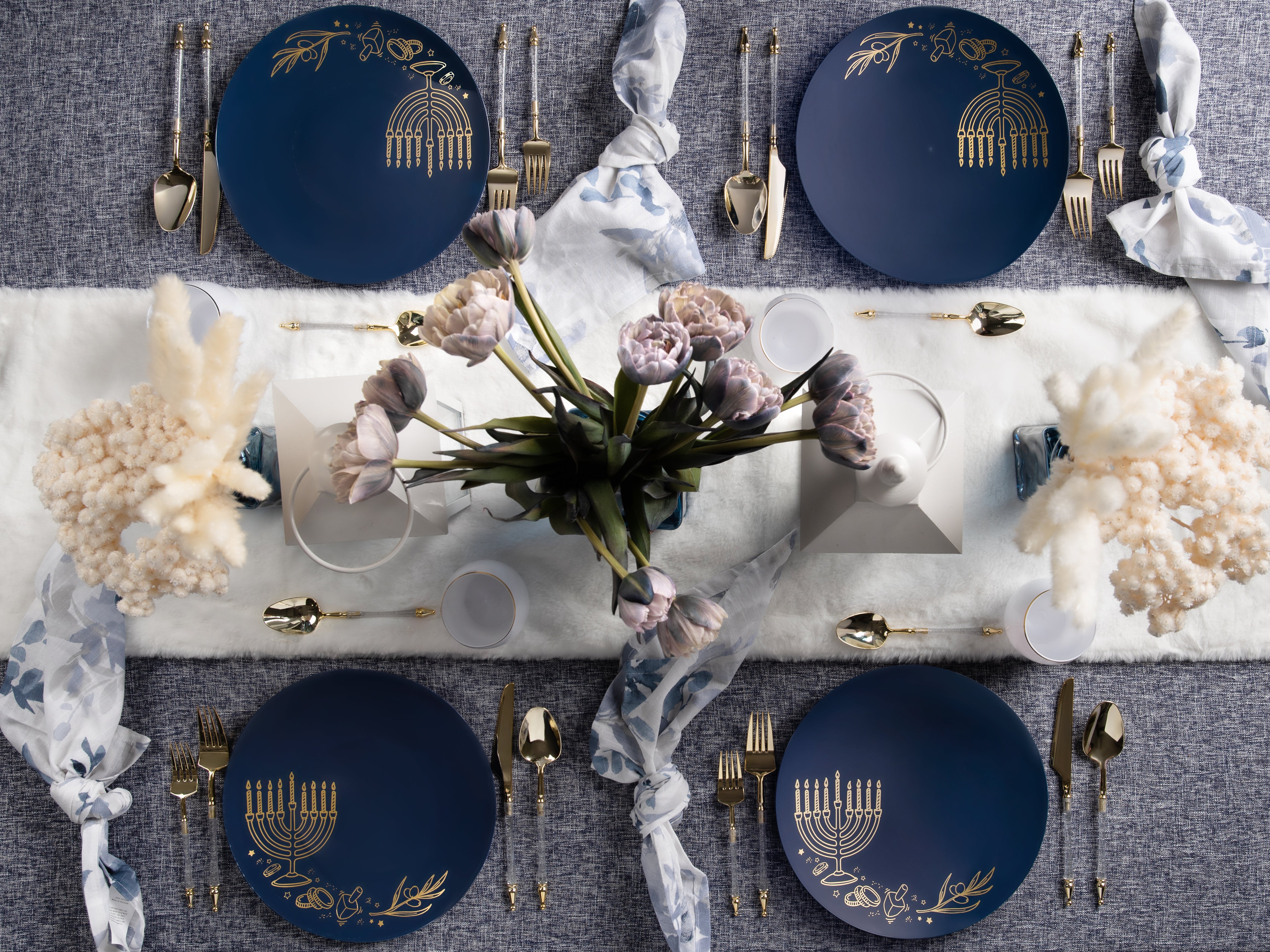 Elegant Gold and Silver Glitter Flatware Set - 40-Piece Dinnerware for 8, Perfect for Weddings, Parties, and Formal Dining - Sophisticate Collection