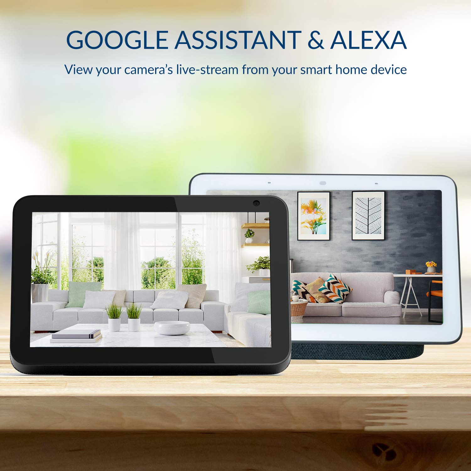 Kami 1080P Wireless Security Camera 4-Pack with Face Detection & Activity Zones - Indoor/Outdoor IP Home Surveillance System, Alexa & Google Assistant Compatible, Works with Kami & YI Home App - Perfect for Baby Monitoring, Pet Watching & Home Security