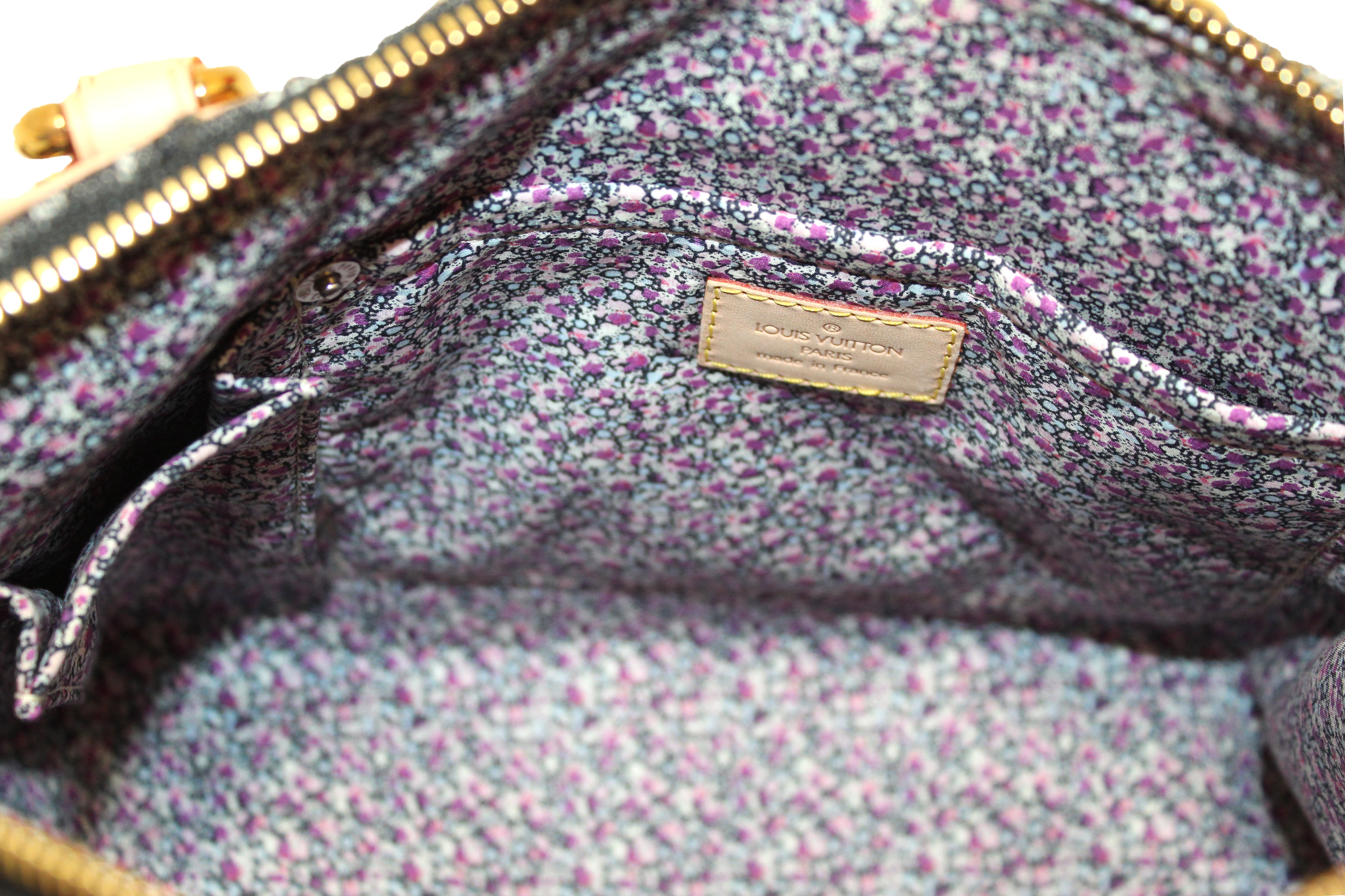 Authentic Louis Vuitton Limited Edition Black Monogram Denim Patchwork Speedy 30 Handbag - Luxury Designer Crossbody Bag for Women, Perfect for Travel, Work & Evening Events