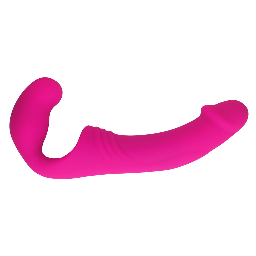 Double Rider Vibrating Strapless Strap-On Dildo for Women & Couples - Hands-Free Wearable Harness for Lesbian & Solo Play - Perfect for Couples Bonding & Bedroom Fun