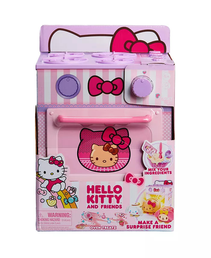 Cookeez Makery Hello Kitty & Friends Scented Plush Oven Playset - DIY Baking Toy for Kids, Interactive Stuffed Animal Gift for Girls Ages 5+ - Perfect for Pretend Play & Birthday Parties