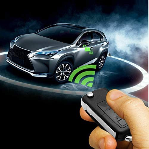 Universal Car Remote Central Locking Kit - MASO Auto Door Lock System with Control Box & 2 Replacement Key Fobs | Easy Installation for Sedans, SUVs, Trucks | Perfect for Keyless Entry & Vehicle Security