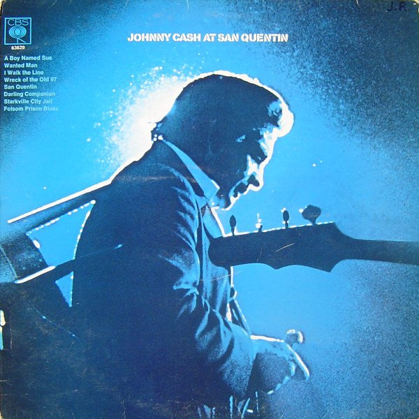 Johnny Cash At San Quentin Vinyl LP Album - VG+ Condition - Classic Country Music for Collectors & Home Listening