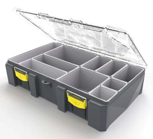 Buzbe Colony 28D Deep Modular Tackle Box - Premium Fishing Gear Organizer for Lures, Hooks & Baits - Perfect for Bass, Trout & Saltwater Fishing Trips