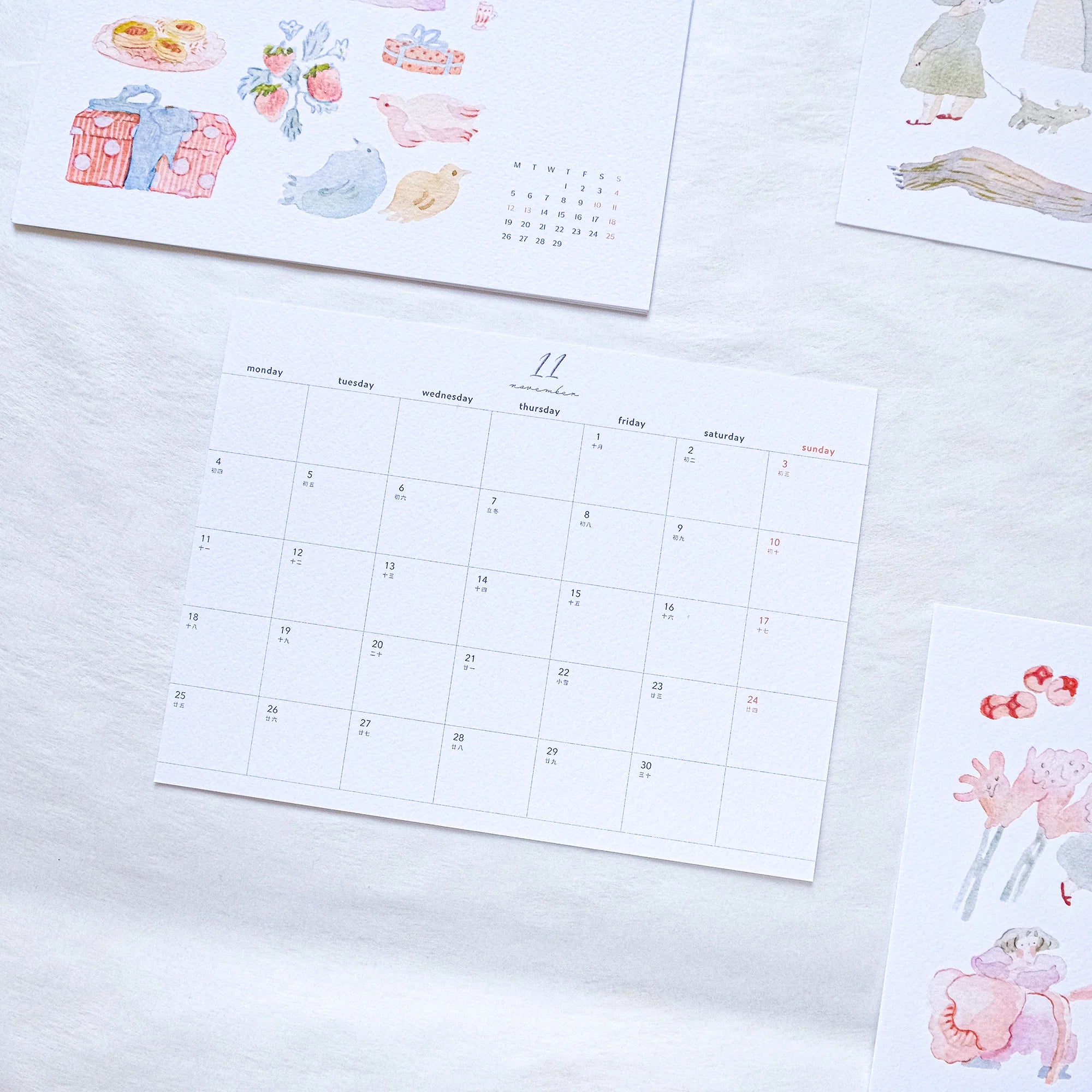 Dodolulu 2024 Monthly Planner Calendar - A5 Size (5.8 x 8.3 Inch) | Wall & Desk Calendar for Home, Office, School | Perfect Gift for Students, Teachers, Professionals