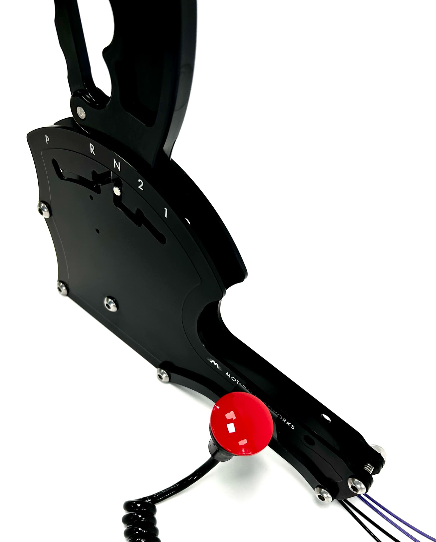 Operator Series Driver Side (LH) Button Mount for Rear Exit Cable Shifter - Compatible with Most Truck Models - Perfect for Off-Road & Heavy-Duty Use