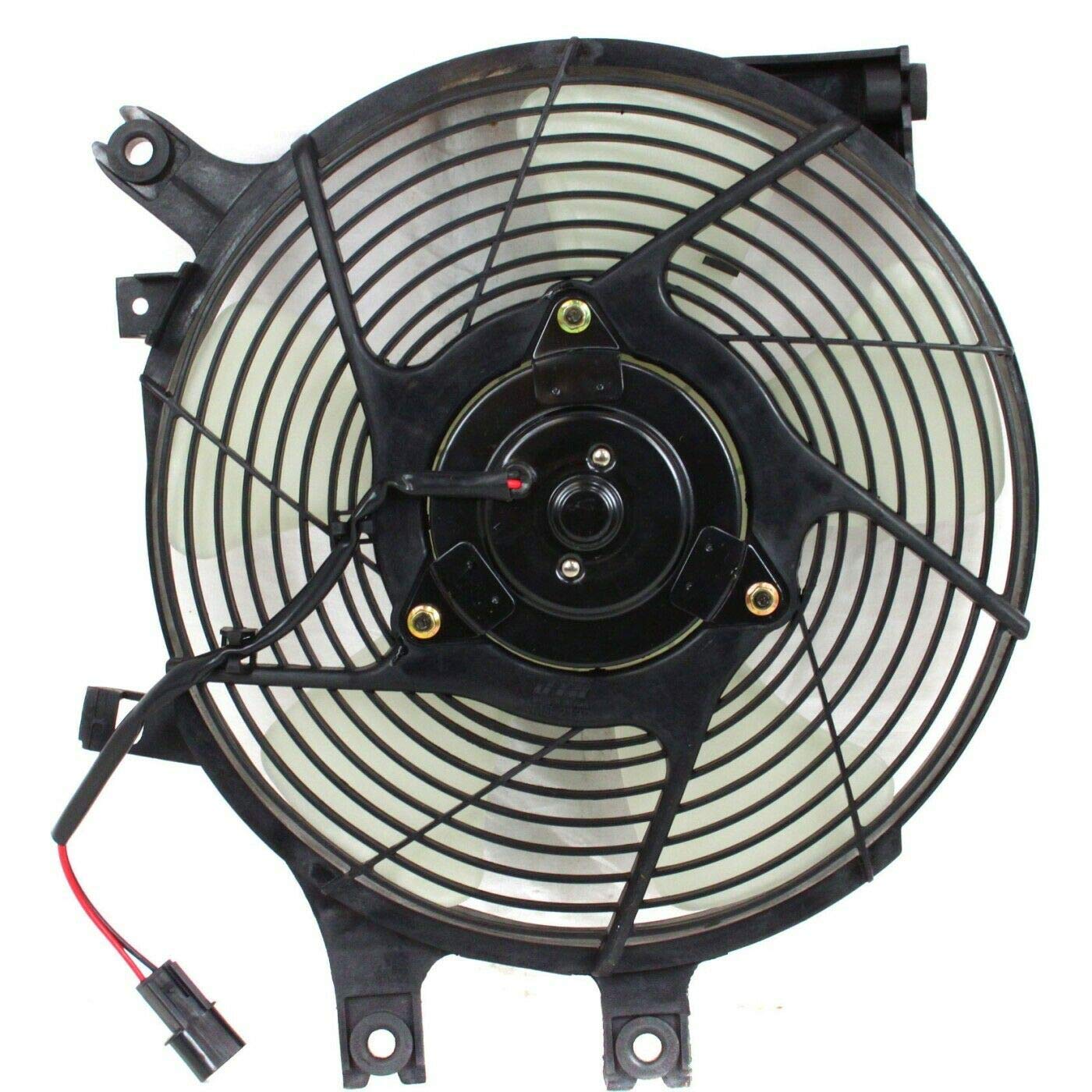 ZPKUNZV A/C Condenser Cooling Fan Compatible with 1998-2004 Models - Perfect for Car AC System Repair & Maintenance