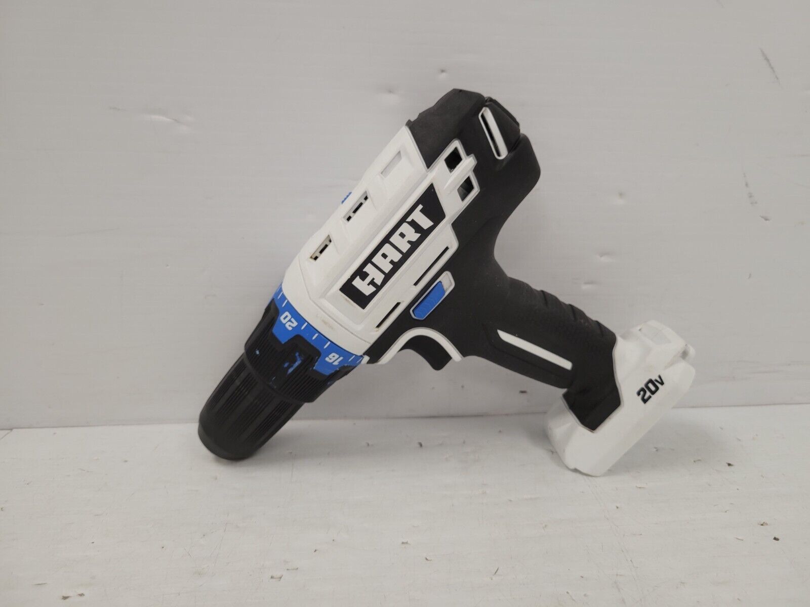 Hart HJPDD01 Cordless Drill - 20V Lithium-Ion Battery, 1/2 Inch Keyless Chuck, 300 RPM, Compact & Lightweight for Home DIY Projects, Woodworking, and Construction Work