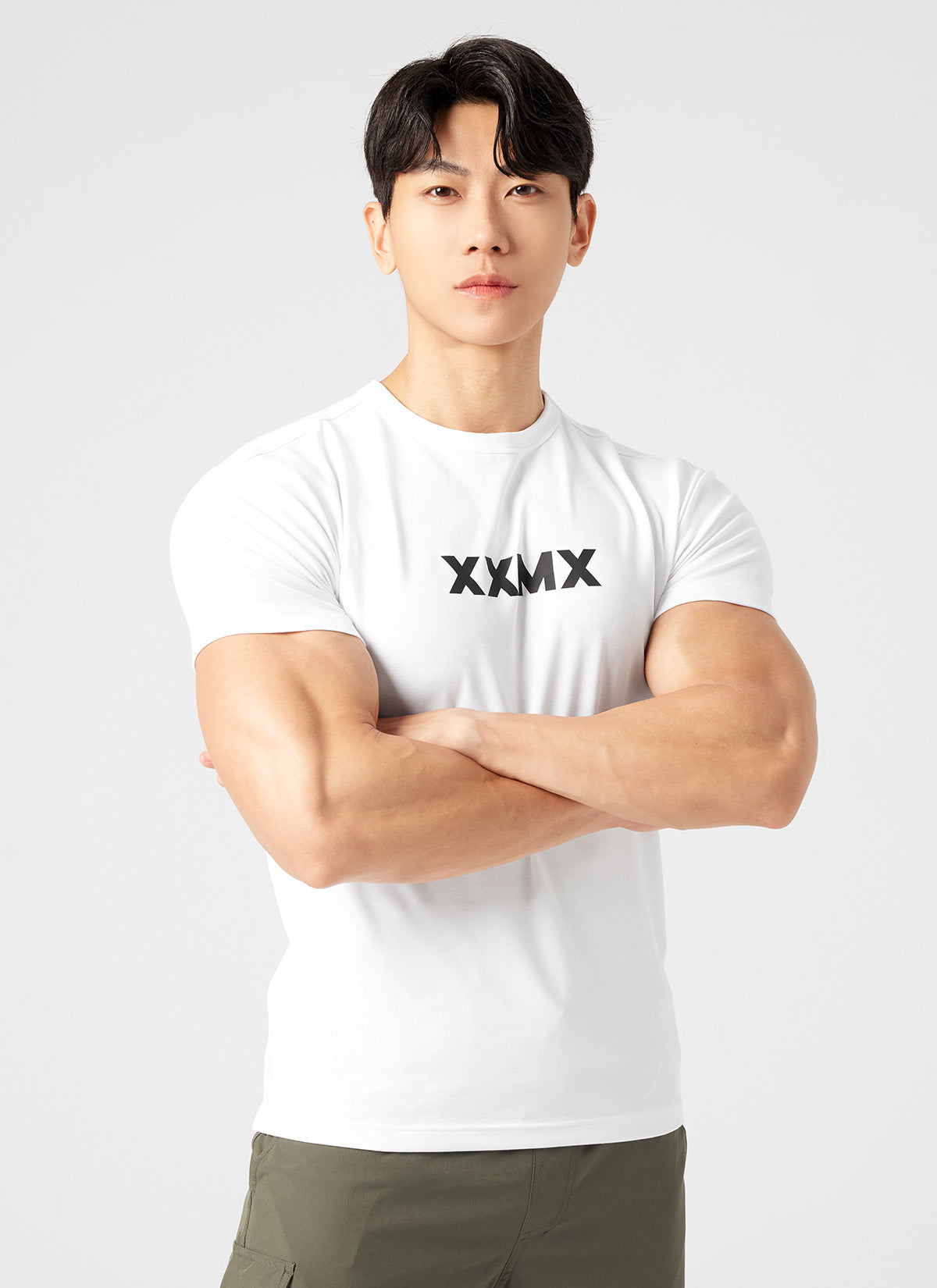Musclefit Dual Light Short Sleeve Workout Shirt for Men - Gym, Running & Training Performance Apparel