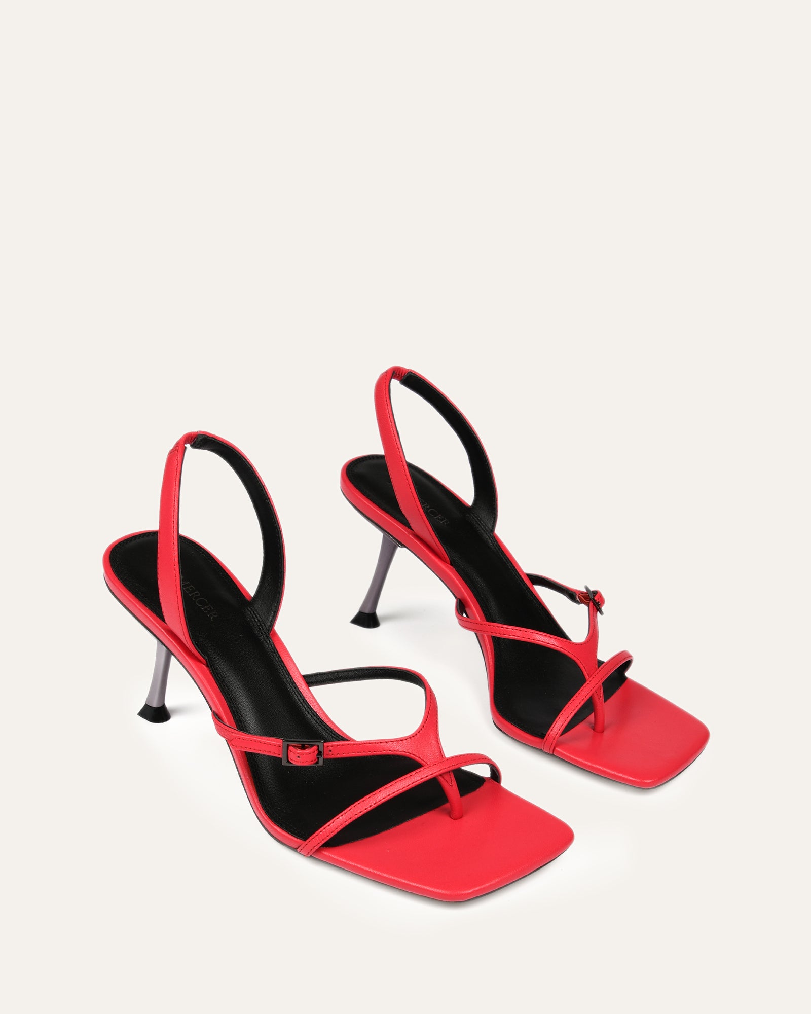OLYSSA Women's High Heel Sandals - Hot Pink Leather Strappy Heels for Summer Weddings, Parties & Date Nights