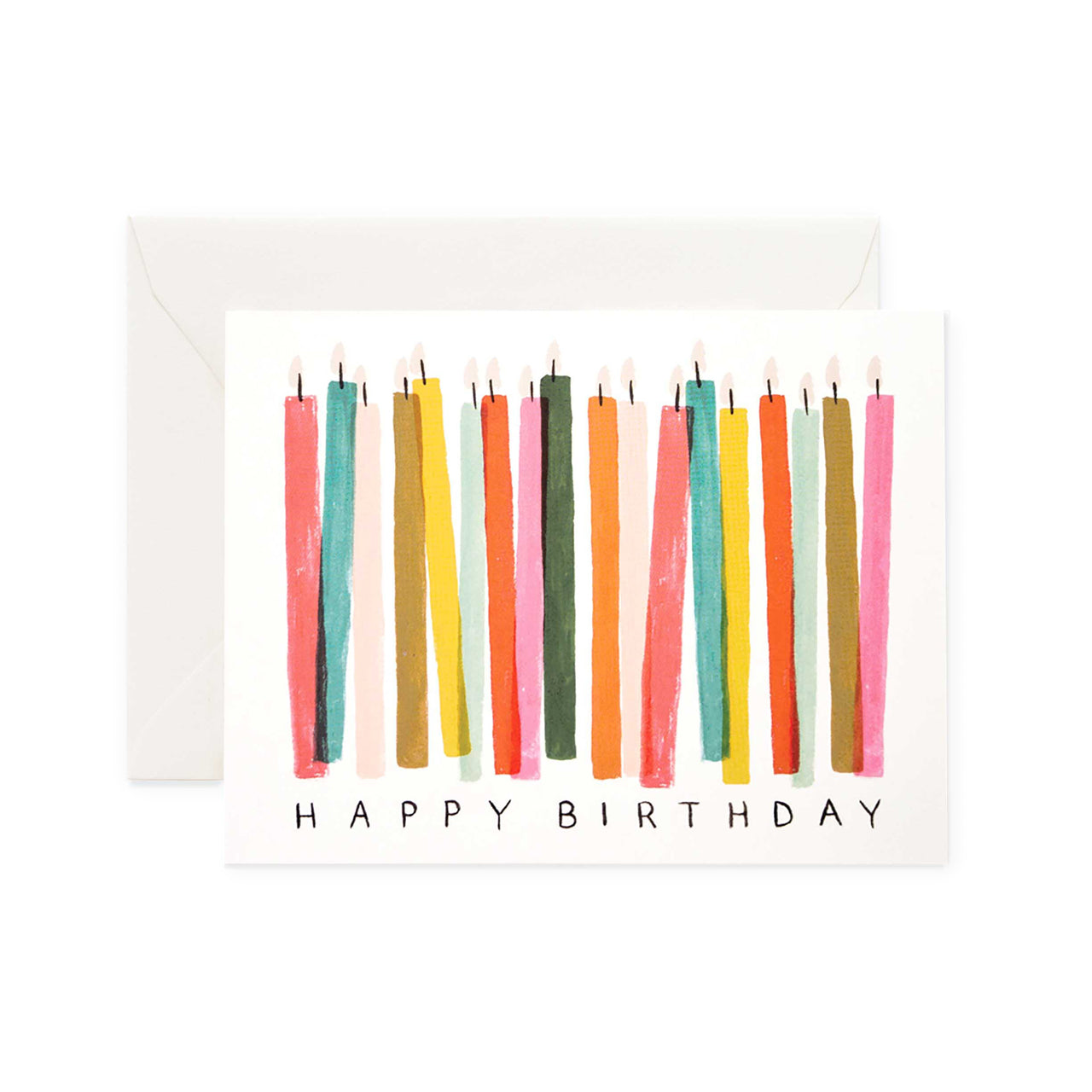 Rifle Paper Co. Birthday Candle Greeting Card - Elegant Floral Design for Birthdays, Celebrations & Special Occasions
