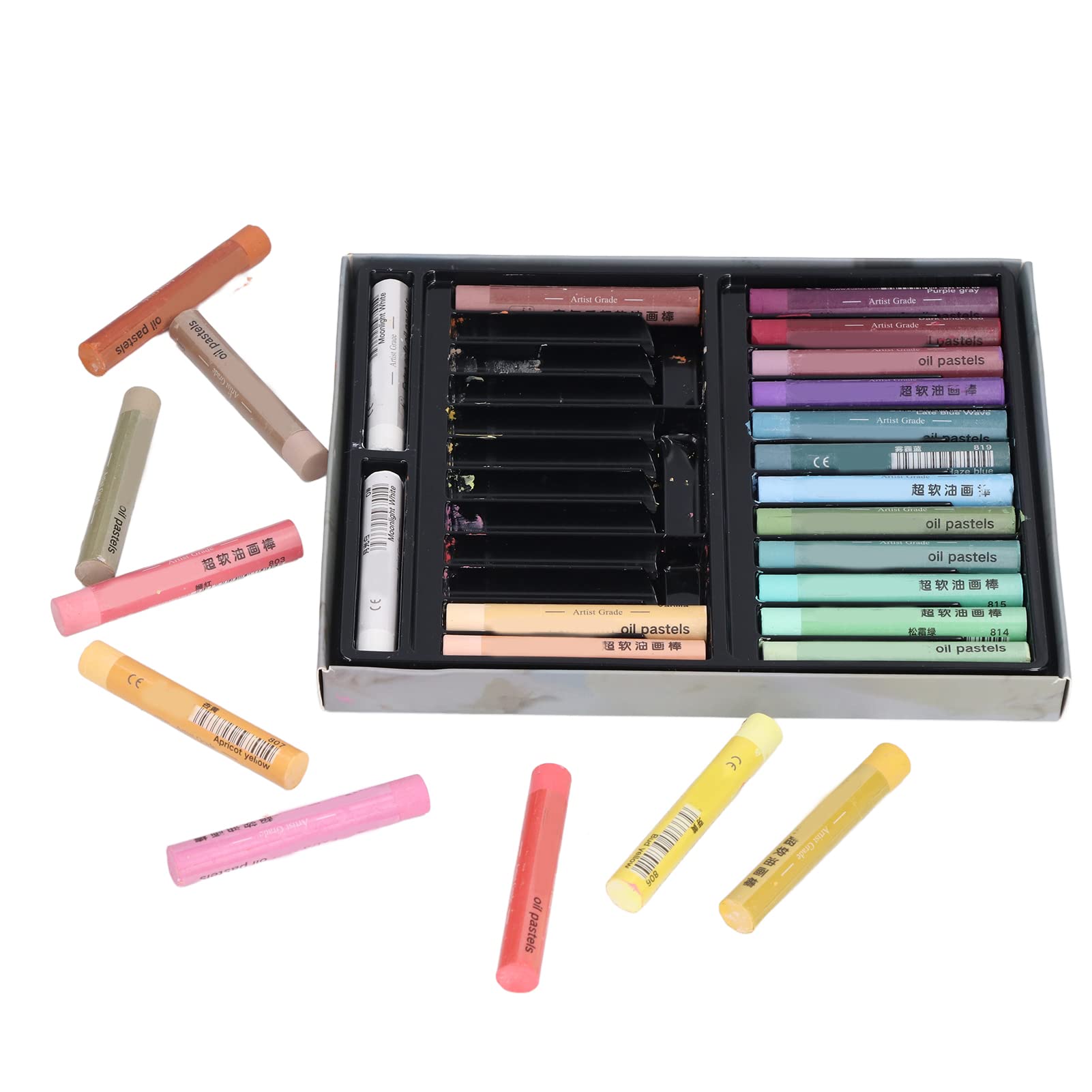 Premium Shanrya Oil Pastels - Non-Toxic, Vibrant Colors for Artists & Students | Perfect for Home, School & Art Classes | Great for Sketching, Blending & Layering Techniques