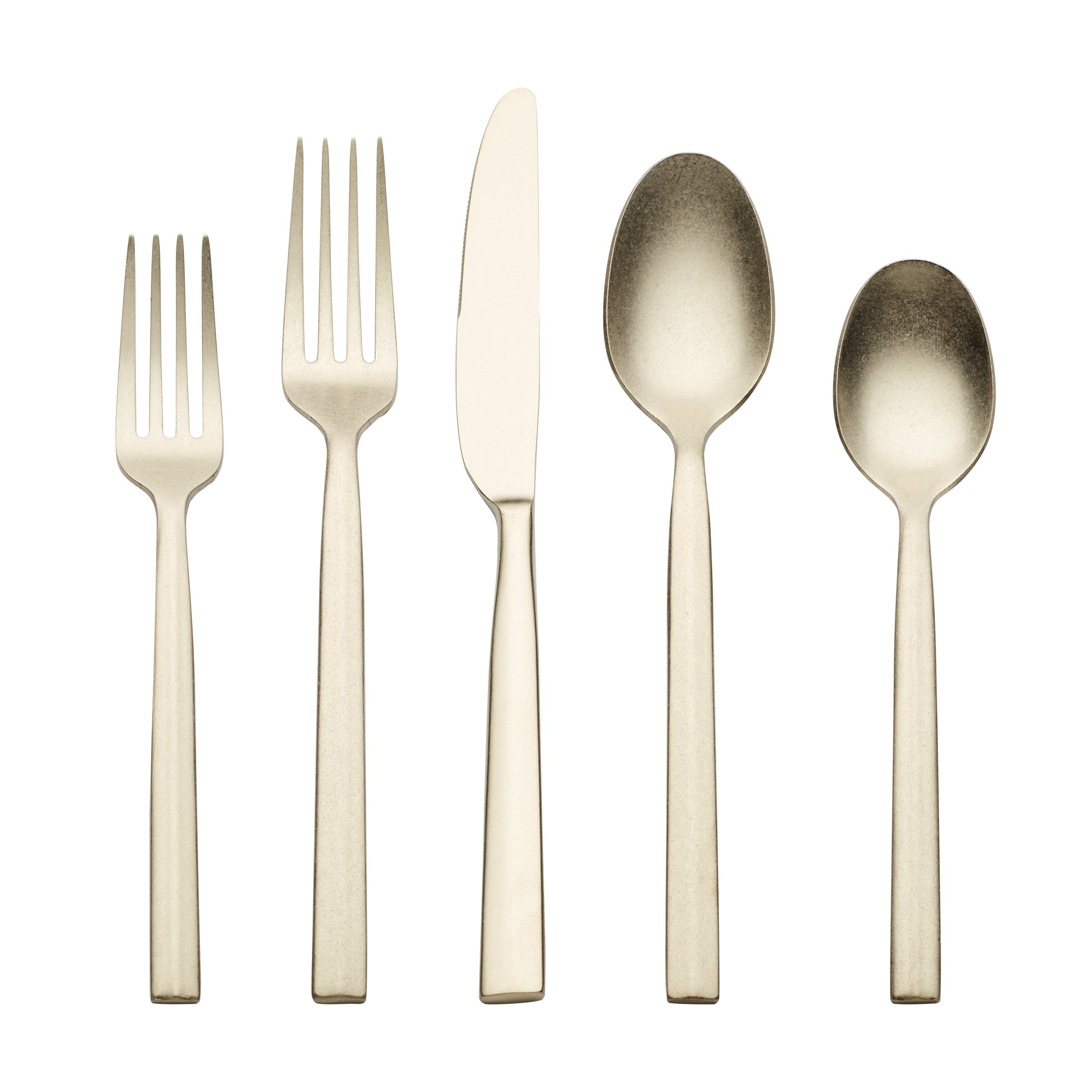 Premium Aero Champagne 20-Piece Flatware Set - Stainless Steel Silverware for Dining, Wedding & Special Occasions - Elegant Cutlery Set for Restaurants, Parties & Home Entertaining