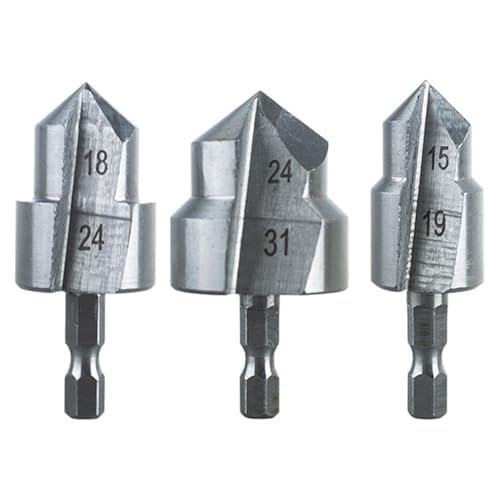 High-Quality Expansion Repair Drill Bit - PPR Lifting Stepped Drill for Water Pipe Connections | Hexagon Shank | Durable & Easy Installation | Perfect for Plumbing Repairs & DIY Home Improvement Projects