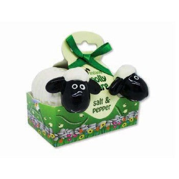 Ceramic Sheep Salt and Pepper Shakers Set - Cute Farmhouse Kitchen Decor for Dining Table, Perfect Gift for Home & Party Use