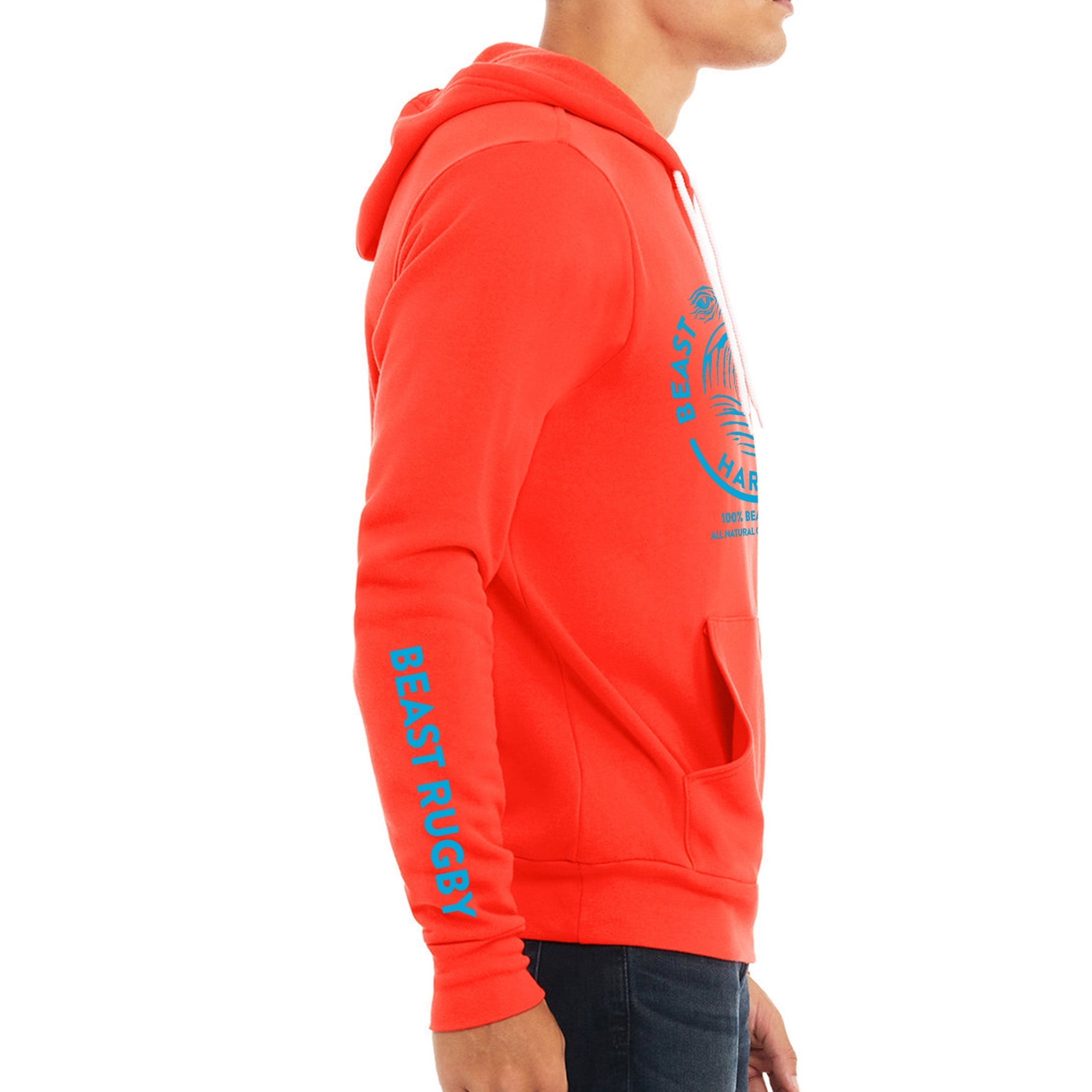 BOE '22 Hard Rugby Hoodie - Durable & Stylish Men's Pullover for Sports & Casual Wear - Perfect for Rugby, Football, and Outdoor Activities