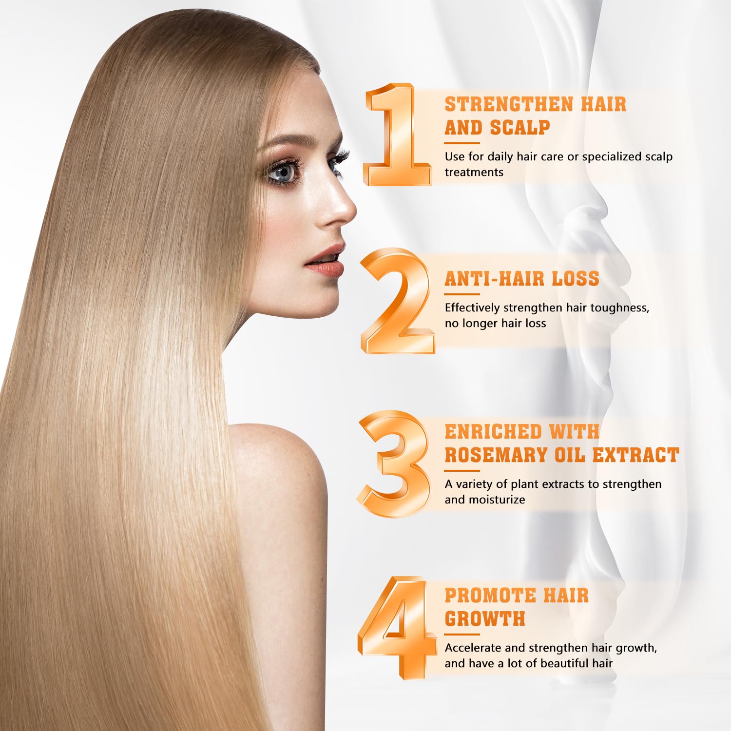 Best Anti Hair Loss Shampoo for Women - Natural Hair Growth Treatment for Thinning Hair & Hair Fall Control - Daily Use Volumizing Shampoo (1 Pack) - Perfect for Postpartum, Stress-Related & Seasonal Hair Loss