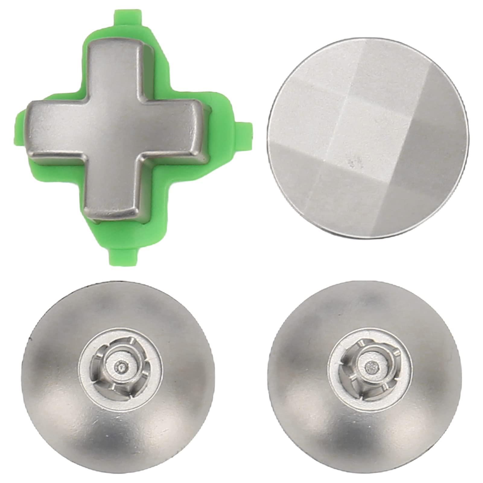 Ergonomic Metal Key Paddle Set for Gaming Controllers - Anti-Fatigue Thumbstick Attachment (Green) | Perfect for FPS, Racing & Competitive Gaming