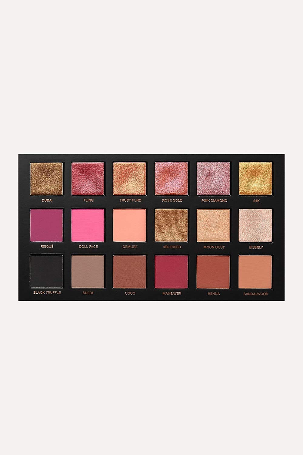 VELORA Rose Gold Eyeshadow Palette & 6-Piece Beauty Blender Set - Perfect for Makeup Artists & Everyday Glam Looks