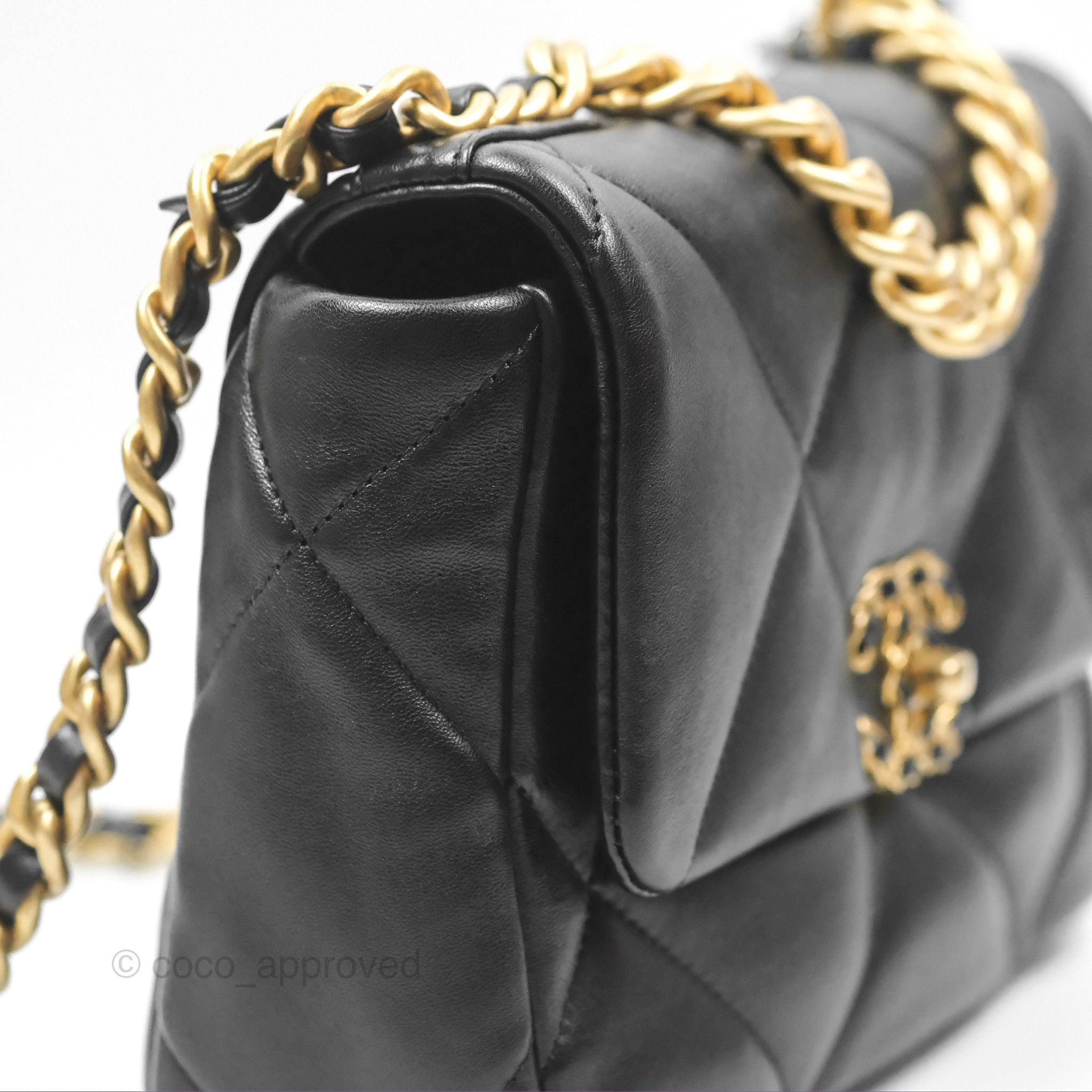 Chanel 19 Small Black Mixed Hardware Flap Bag - Luxury Designer Handbag for Women | Perfect for Everyday Use, Work & Special Occasions
