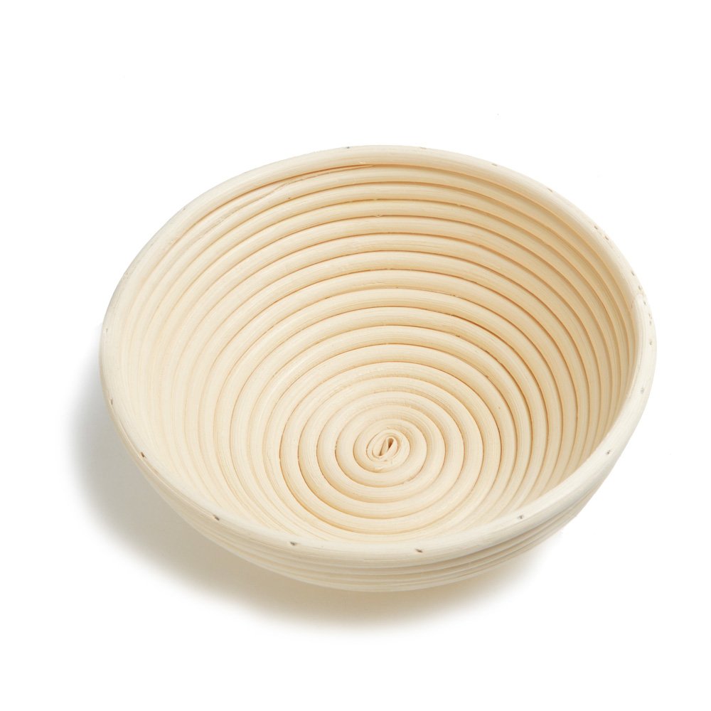 2-Pack 10 Inch Round Bread Proofing Basket with Linen Liner - Banneton Brotform for Sourdough Baking (Fits 1000g Dough) - Perfect for Artisan Bread Making & Home Bakers