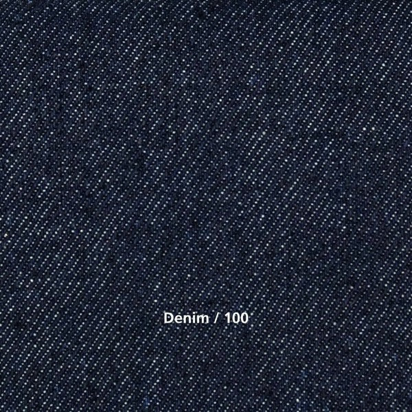 Round Zip Denim Pen Case - Durable Pencil Pouch for School, Office & Travel - Luddite Brand Organizer for Pens, Pencils & Art Supplies