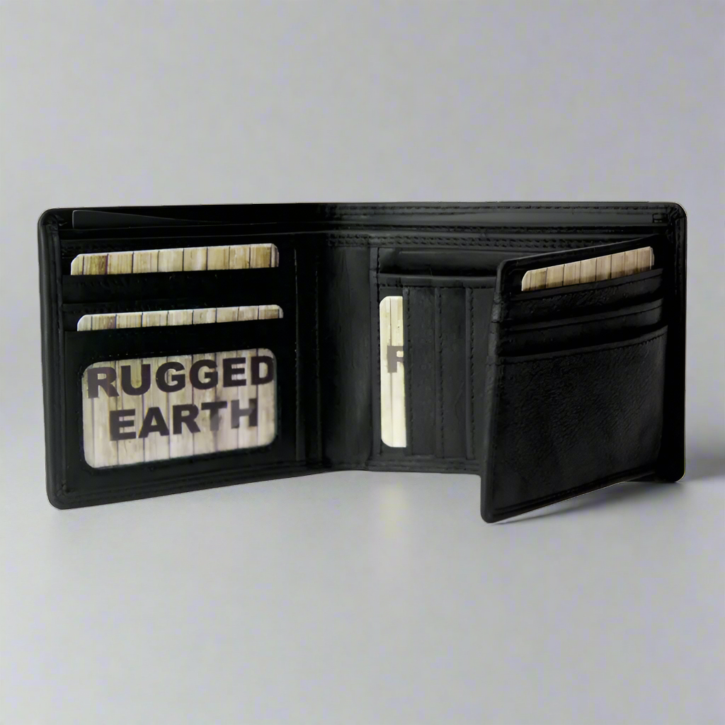 Durable Genuine Leather Bifold Wallet for Men - Slim RFID Blocking Wallet with Multiple Card Slots - Perfect for Everyday Use, Travel & Business