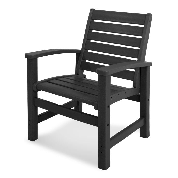 POLYWOOD Signature Dining Chair - Weather-Resistant Outdoor Furniture for Patio, Deck & Garden - Durable & Stylish Seating Solution