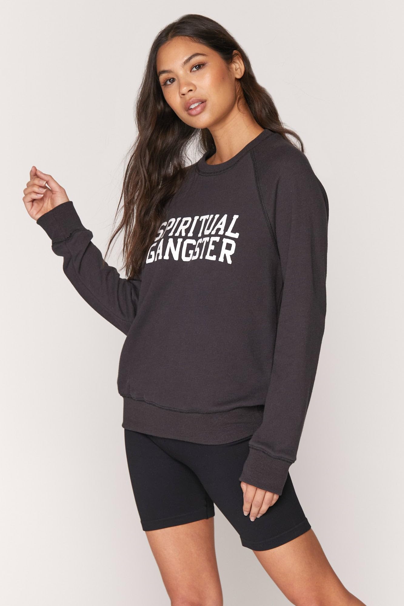 Spiritual Gangster Vintage Pullover Hoodie - Cozy Fleece Sweatshirt for Yoga, Meditation & Casual Wear | Unisex Comfort Fit