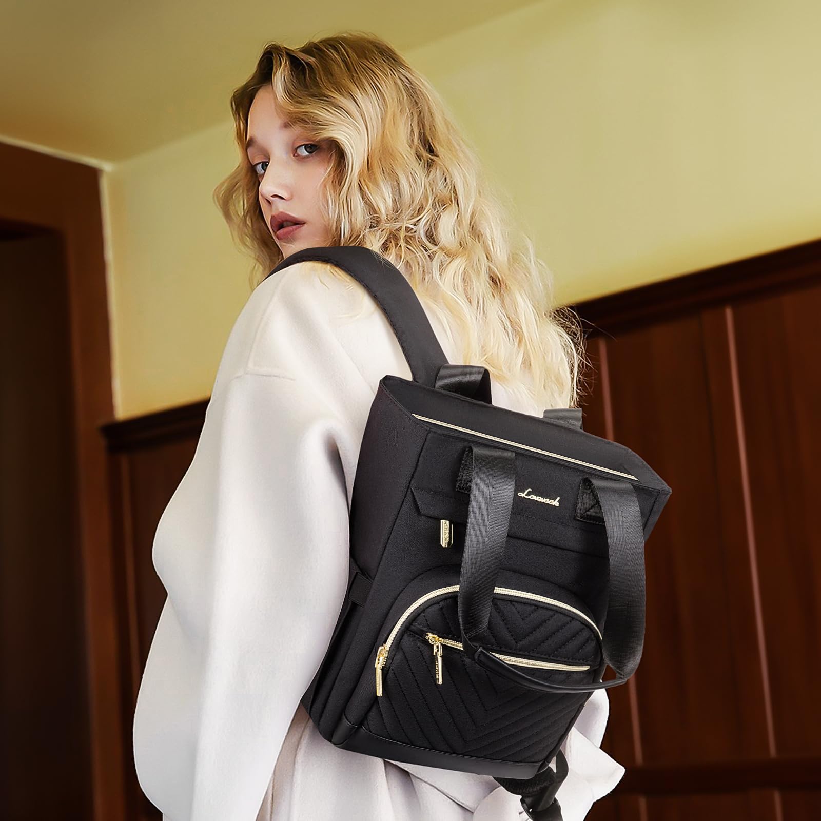 LOVEVOOK Mini Backpack Purse for Women - Waterproof Small Backpack with Adjustable Straps, Cute Convertible Backpack for Daily Use, Work & Travel - Perfect for Commuting, Shopping and Weekend Getaways