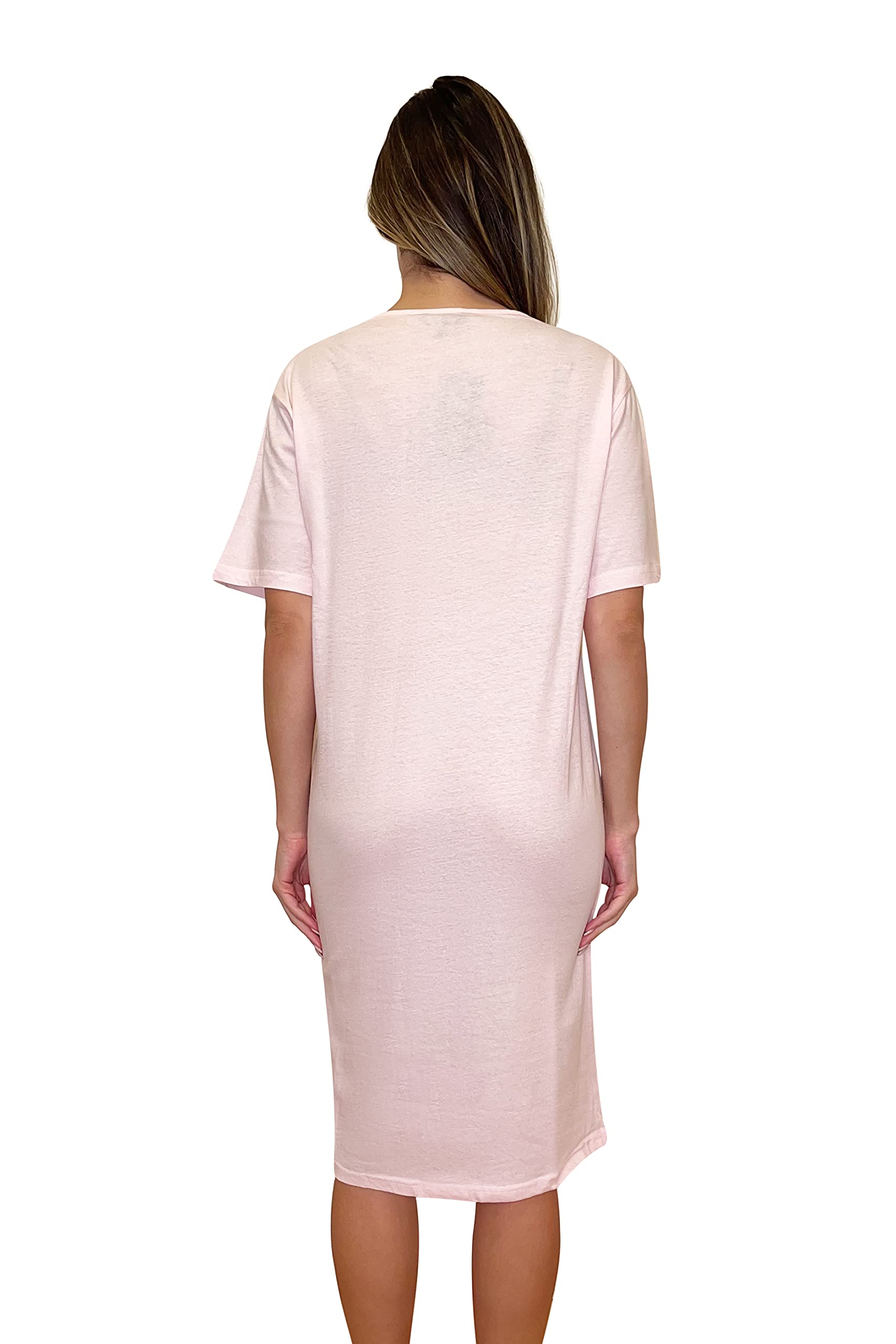 Just Love Women's Short Sleeve Nightgown - Soft Sleep Dress for Comfortable Nights | Perfect for Summer, Lounge Wear & Maternity