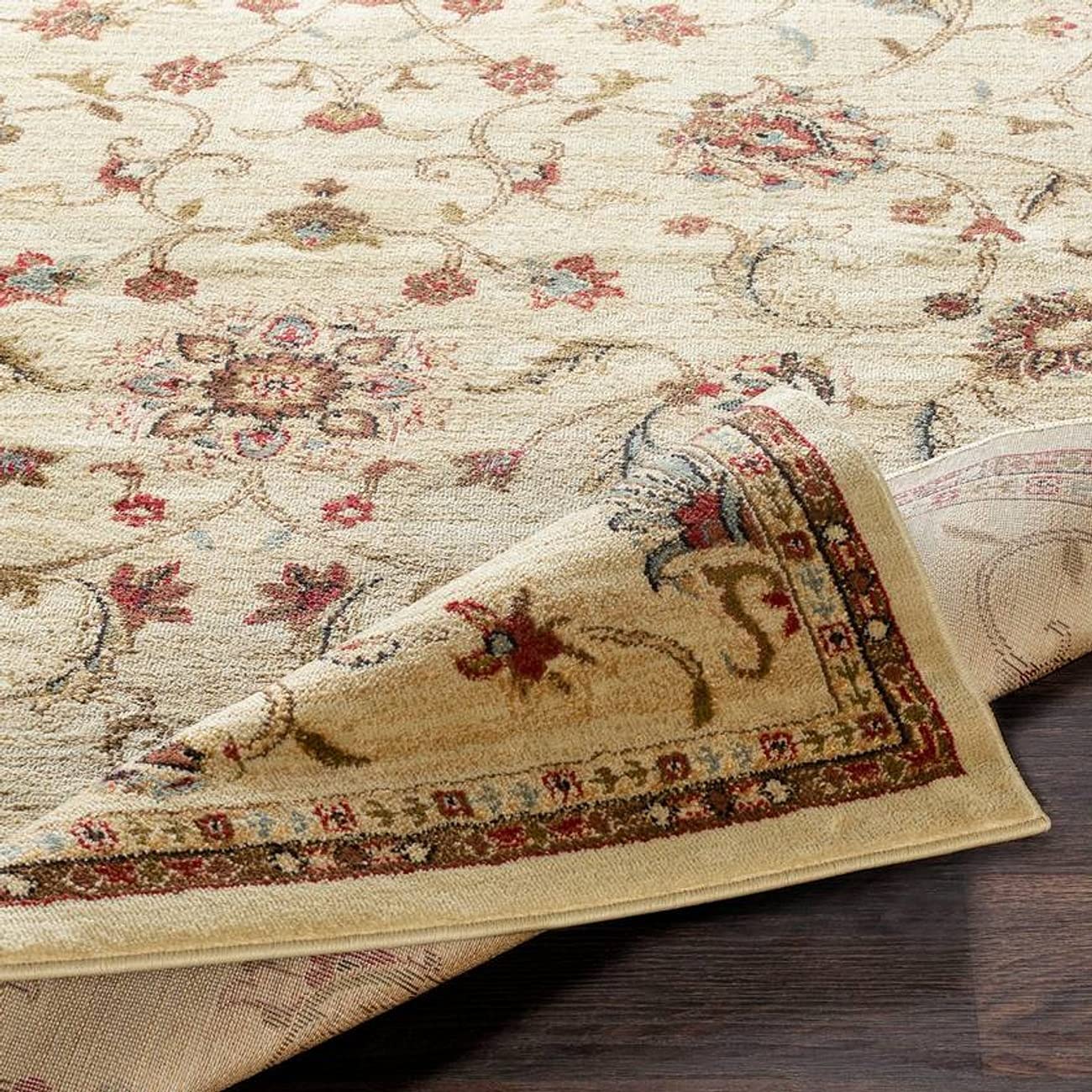 Mark&Day 5x7 George Traditional Khaki Area Rug - Soft Brown White Beige Carpet for Living Room, Bedroom, Kitchen - Perfect for Home Decor & Cozy Spaces (5'3