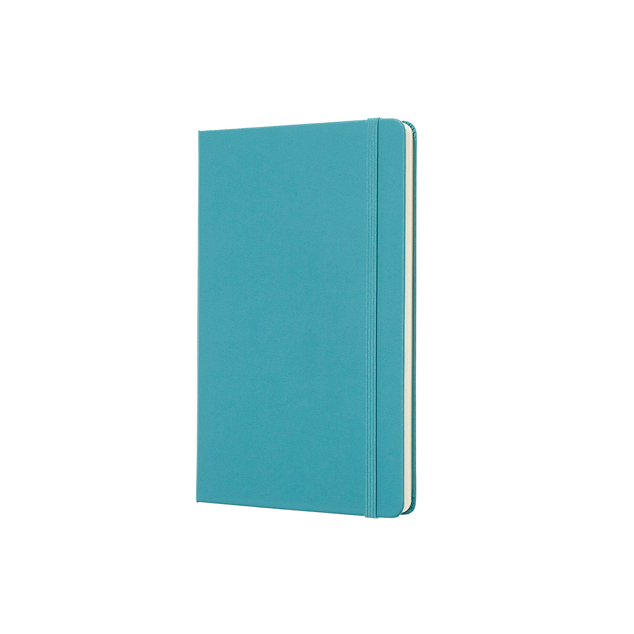 Premium Classic Large Hard Cover Notebook - Plain Reef Blue for Journaling, Note Taking & Office Use