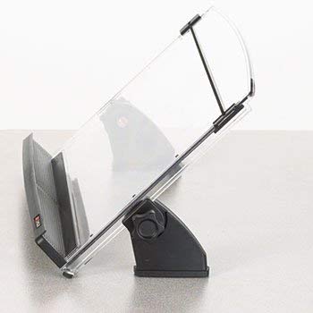 3M Adjustable Desktop Copyholder - 150 Sheet Capacity for Office & Study