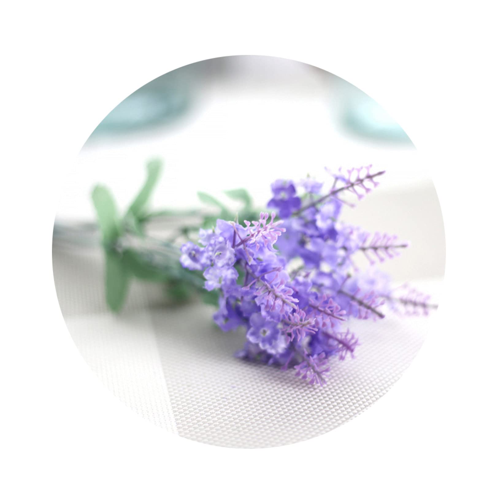 1Pc Artificial Lavender Flower Bouquet - Grey990 for DIY Garden, Stage, Party, Wedding & Festival Decor - Perfect for Home, Office & Event Centerpieces