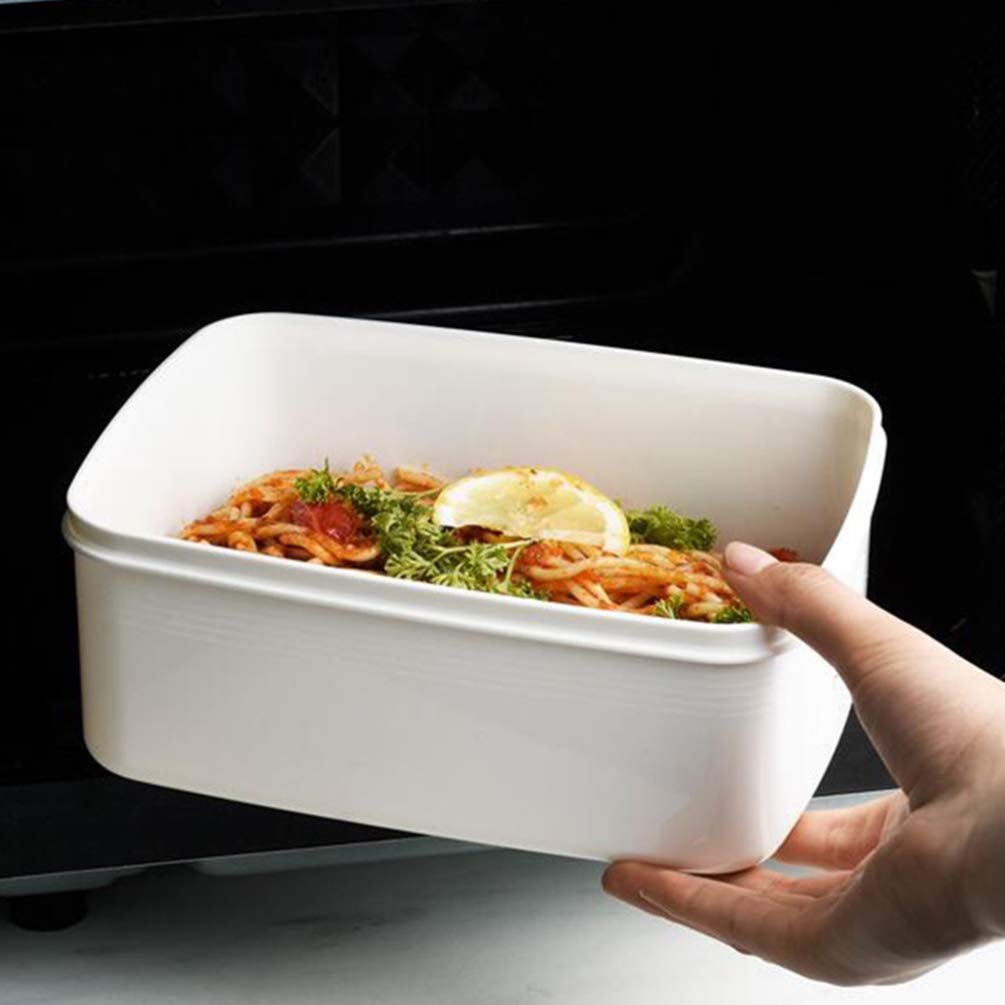 3-Piece Leak-Proof Plastic Food Storage Containers with Lids - BPA-Free Meal Prep Containers for Soup, Slime, Leftovers & Refrigerator Organization | Ideal for Kitchen, Picnics & School Lunches