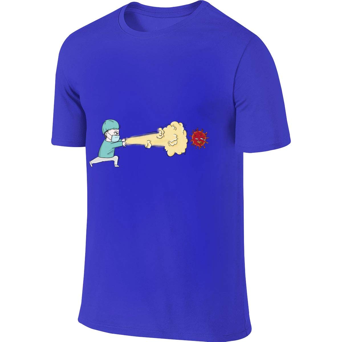 Anti Coronavirus Graphic T-Shirts for Men - Comfortable Cotton Tees for Casual Wear & Outdoors