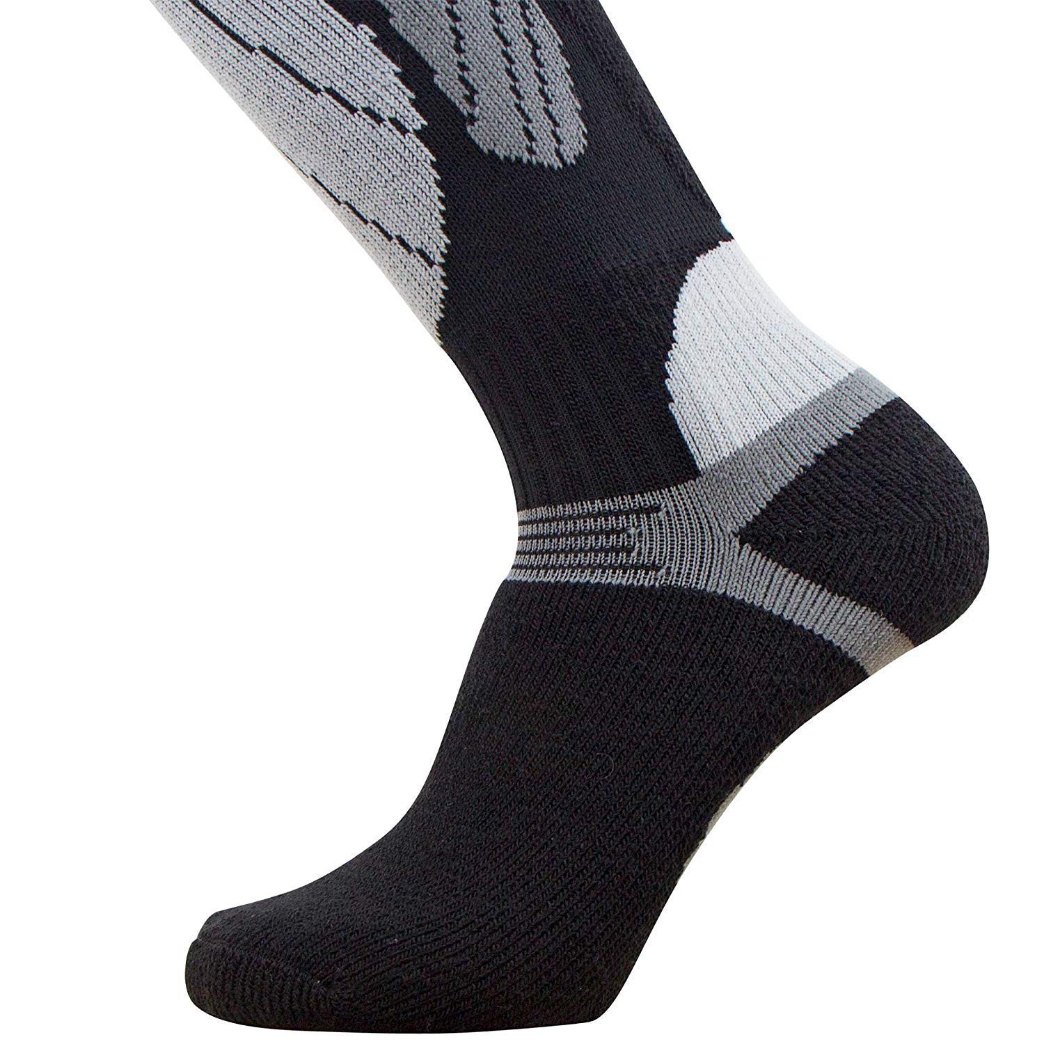 Elite Merino Wool Ski Socks for Men & Women - Thermal Winter Snowboard Socks with Cushioning & Arch Support - Perfect for Skiing, Snowboarding & Cold Weather Outdoor Activities