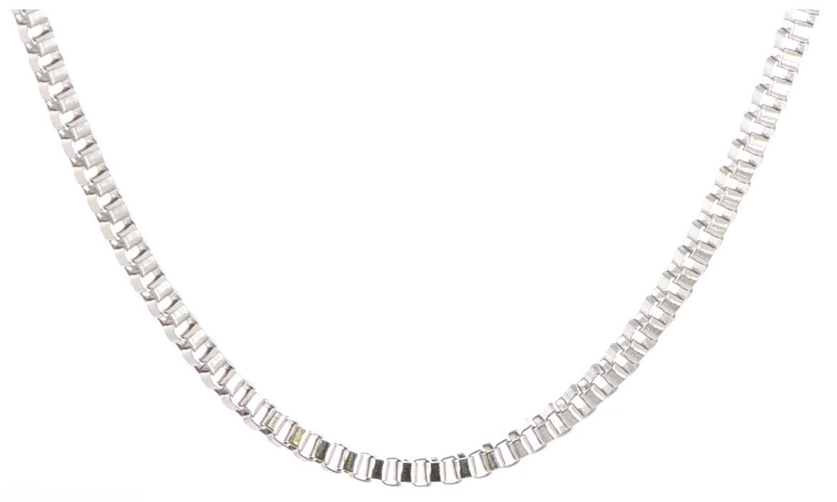 Stainless Steel 3.2mm Box Chain Necklace for Men & Women - 20 Inch Unisex Jewelry - Perfect for Everyday Wear, Gifts & Layering
