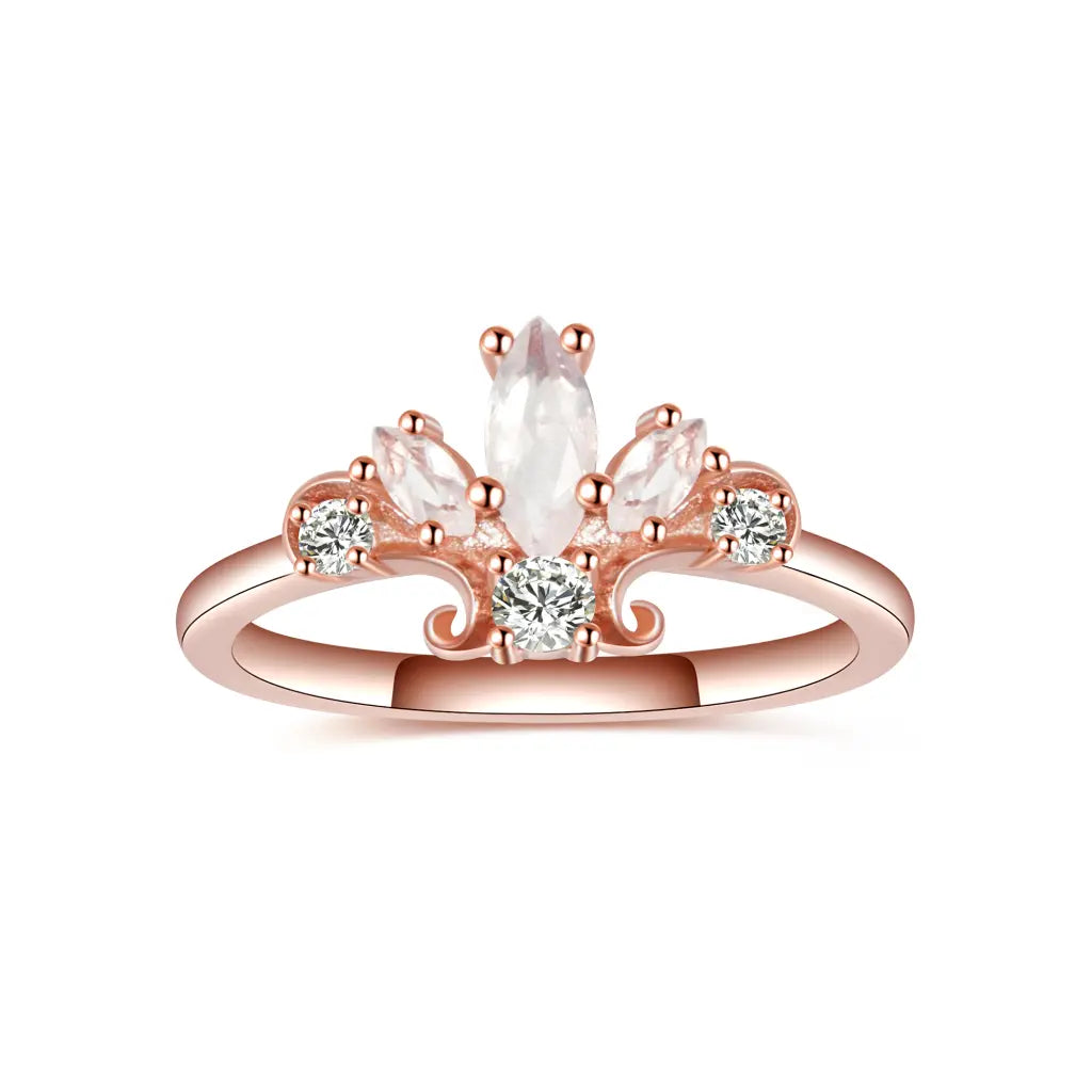 Rose Gold Melody Ring - Elegant Music Note Jewelry for Women, Perfect Gift for Musicians, Bridesmaids & Music Lovers - Ideal for Concerts, Weddings & Special Occasions