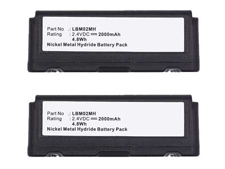 Synergy Digital Rechargeable Ni-MH 2.4V 2000mAh Remote Control Batteries - Compatible with Autec LBM02MH & Other Universal Remotes | Ultra High Capacity Combo Pack (2 x SDOTH-H7140) | Perfect for TV, DVD, Cable Box & Home Theater Systems