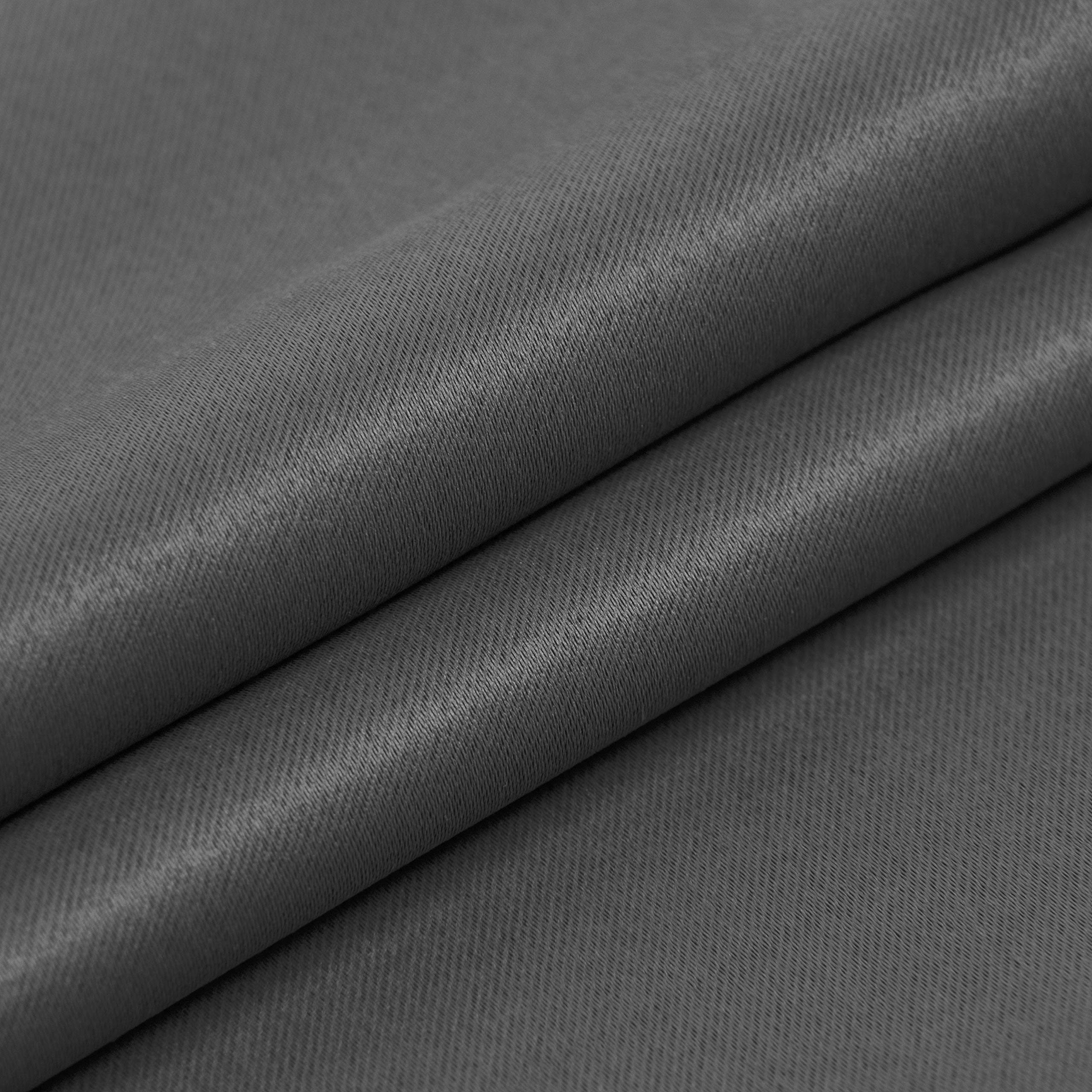 LORDTEX Waterproof Blackout Curtains for Patio & Indoor - Thermal Insulated Sun Blocking Window Drapes for Bedroom, Living Room, Porch, Pergola - 70x108 Inch Dark Grey Set of 2 Panels - Perfect for Sun Protection, Privacy & Temperature Control