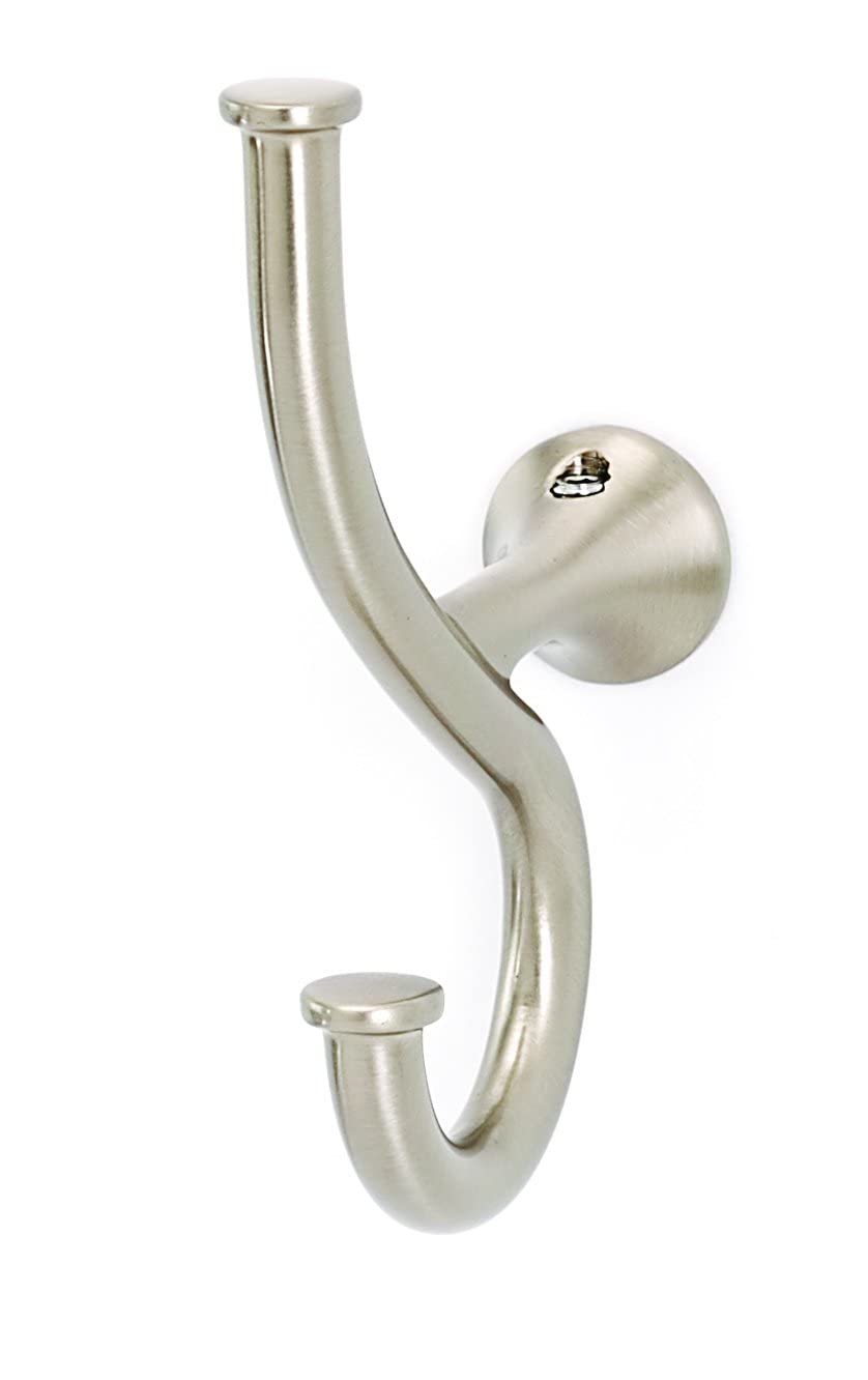 Polished Chrome Wall Mounted Robe Hook for Bathroom, SPA, Bedroom - Rust-Resistant & Durable Coat Hanger for Towels, Robes & Clothes