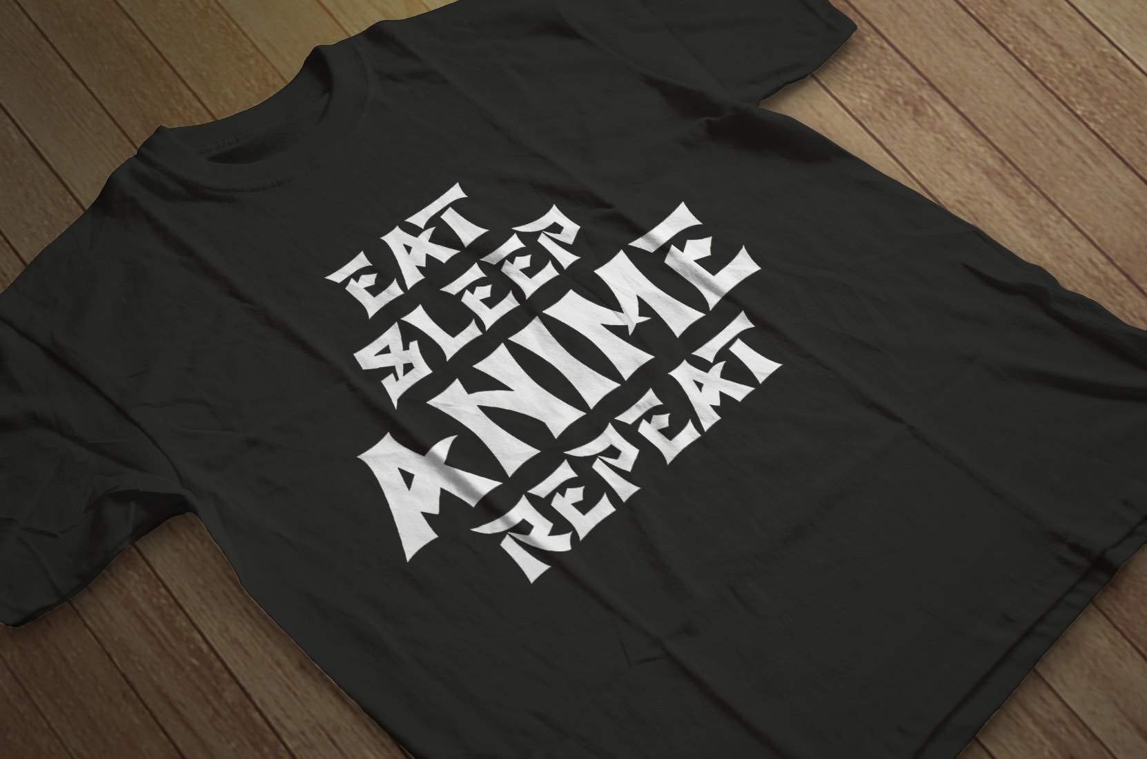 Eat Sleep Anime Repeat T-Shirt | Funny Anime Lover Graphic Tee | Casual Cotton Shirt for Men & Women | Perfect for Cosplay, Conventions & Everyday Wear
