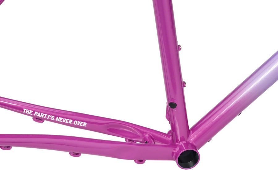 All City Cosmic Stallion Steel Frameset - 650b/700c Bike Frame, Mermaid Fade Color, 61cm Size | Perfect for Gravel Riding, Adventure Cycling & Urban Commuting