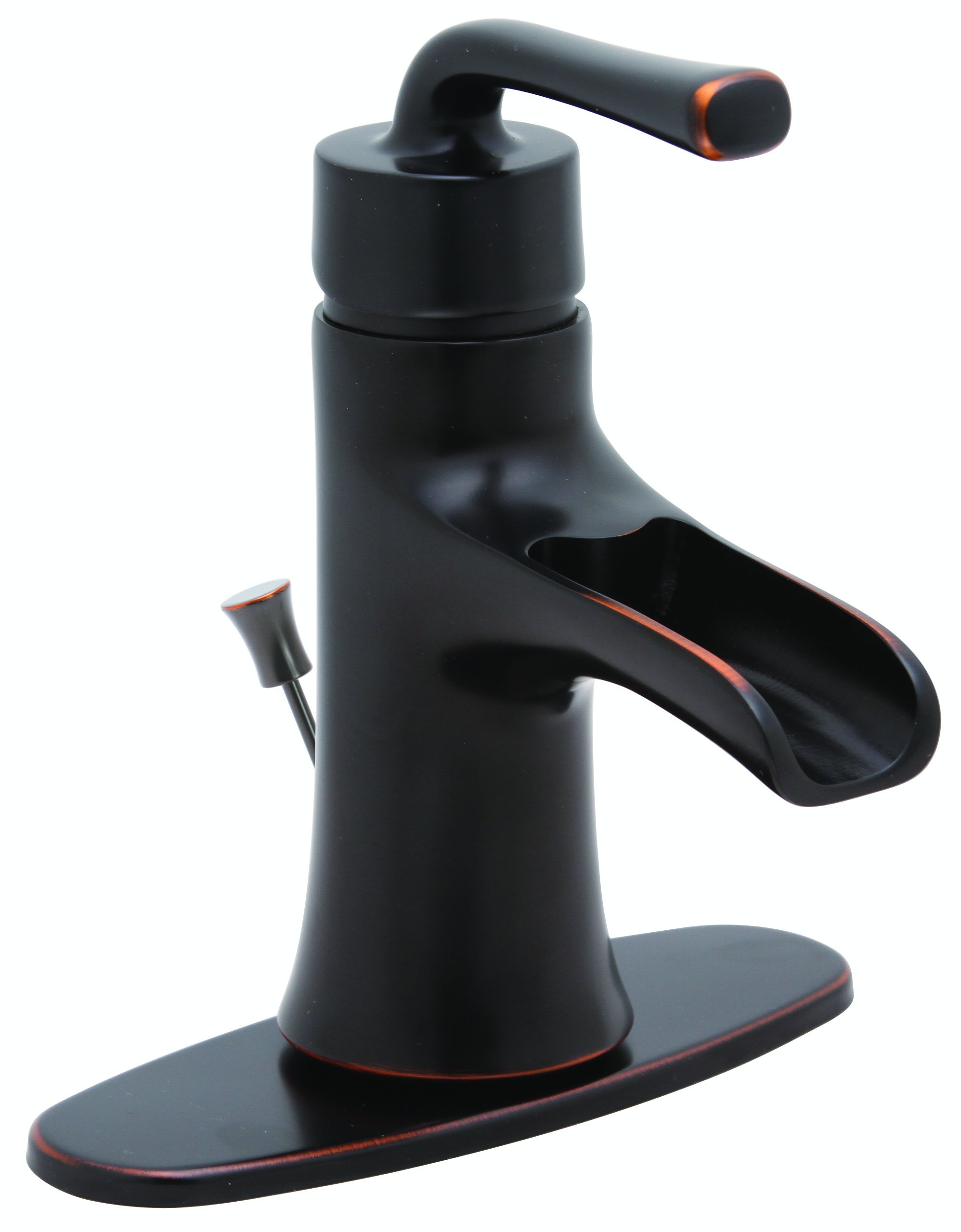 Premier Faucet 284446 Sanibel Lead-Free Single Handle Bathroom Sink Faucet in Parisian Bronze - Perfect for Modern Home, Guest Bathroom & Powder Room Upgrades
