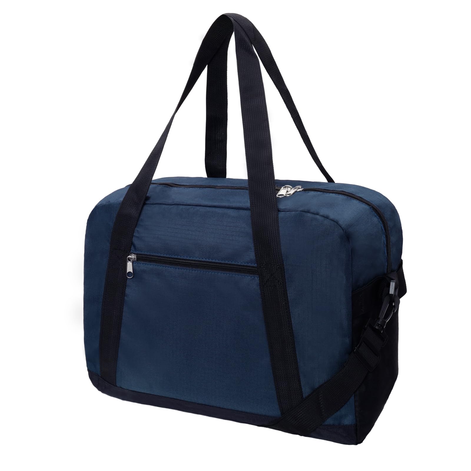 15 Inch Lightweight Gym Bag for Men & Women - Small Travel Duffel Carry On Bag for Sports, Workouts & Weekend Trips - Navy Blue Sports Bag Perfect for Gym, Yoga, Travel & Daily Use
